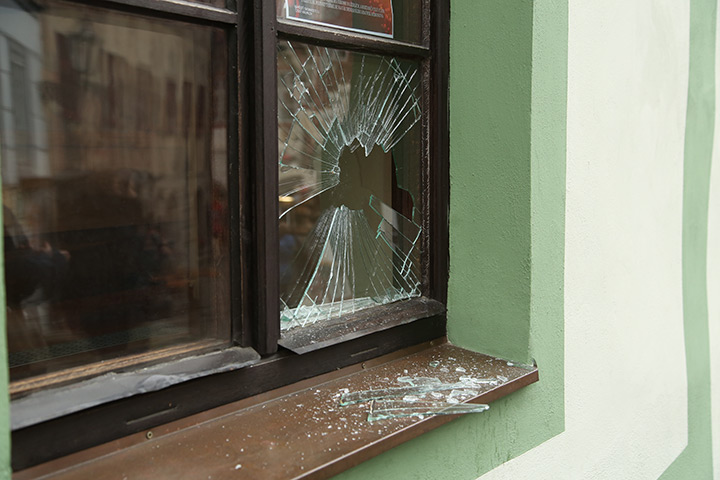 A2B Glass are able to board up broken windows while they are being repaired in Purley.
